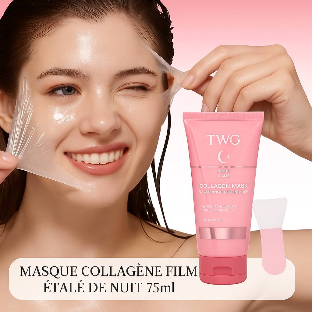 Duo Soin Visage Collagène : Masque  + Crème  Anti-Rides et Imperfections